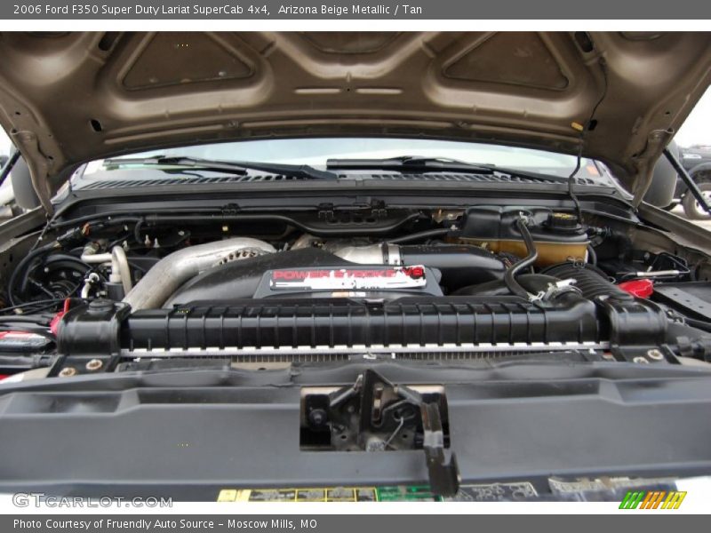 Arizona Beige Metallic / Tan 2006 Ford F350 Super Duty Lariat SuperCab 4x4