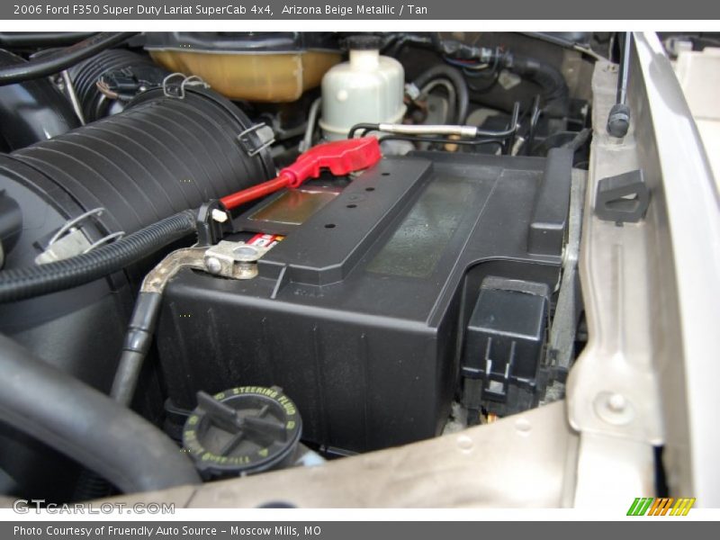 Arizona Beige Metallic / Tan 2006 Ford F350 Super Duty Lariat SuperCab 4x4