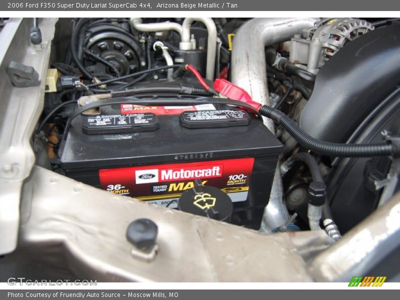 Arizona Beige Metallic / Tan 2006 Ford F350 Super Duty Lariat SuperCab 4x4