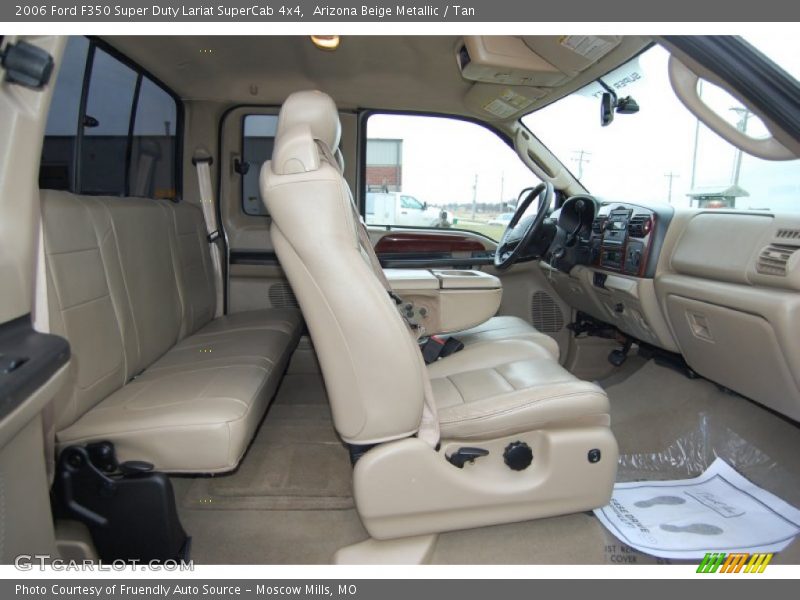 Arizona Beige Metallic / Tan 2006 Ford F350 Super Duty Lariat SuperCab 4x4