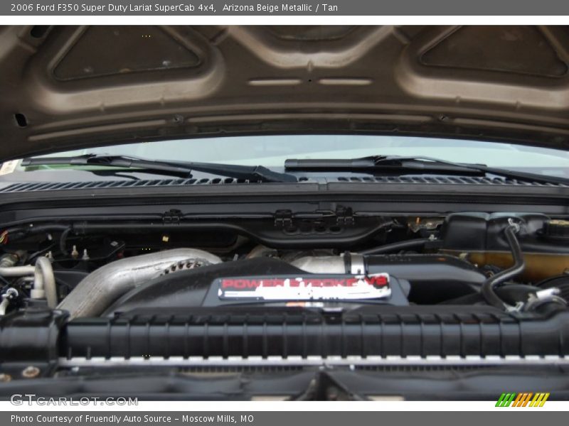 Arizona Beige Metallic / Tan 2006 Ford F350 Super Duty Lariat SuperCab 4x4