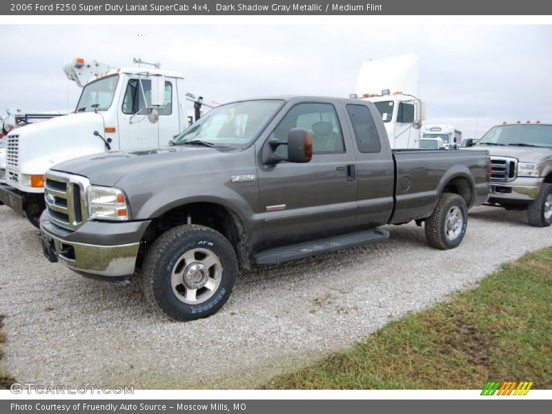 Dark Shadow Gray Metallic / Medium Flint 2006 Ford F250 Super Duty Lariat SuperCab 4x4