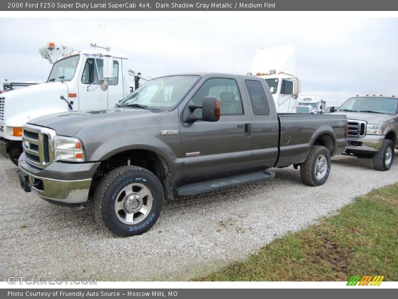 Dark Shadow Gray Metallic / Medium Flint 2006 Ford F250 Super Duty Lariat SuperCab 4x4