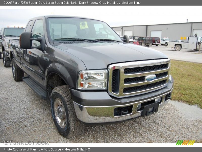 Dark Shadow Gray Metallic / Medium Flint 2006 Ford F250 Super Duty Lariat SuperCab 4x4