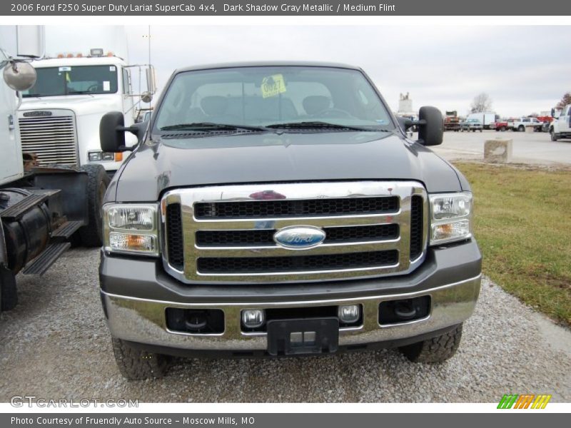Dark Shadow Gray Metallic / Medium Flint 2006 Ford F250 Super Duty Lariat SuperCab 4x4