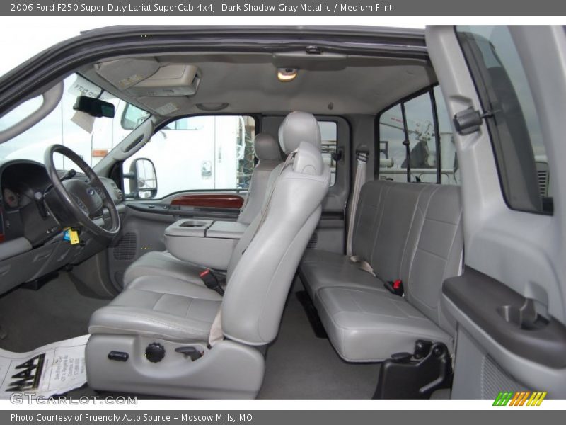 Dark Shadow Gray Metallic / Medium Flint 2006 Ford F250 Super Duty Lariat SuperCab 4x4