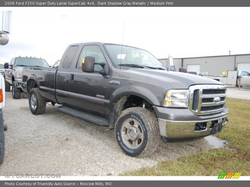 Dark Shadow Gray Metallic / Medium Flint 2006 Ford F250 Super Duty Lariat SuperCab 4x4