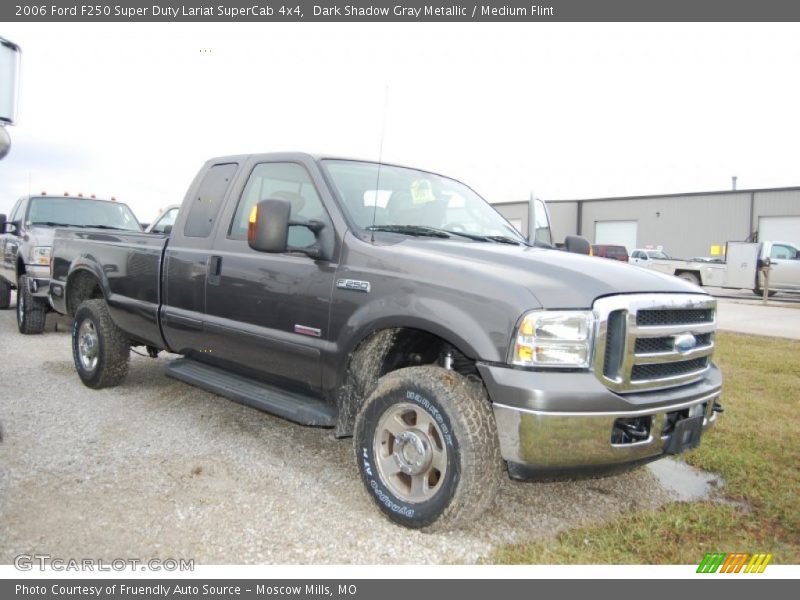 Dark Shadow Gray Metallic / Medium Flint 2006 Ford F250 Super Duty Lariat SuperCab 4x4