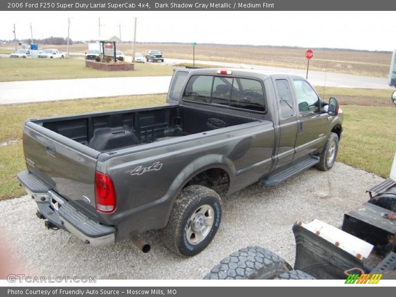 Dark Shadow Gray Metallic / Medium Flint 2006 Ford F250 Super Duty Lariat SuperCab 4x4