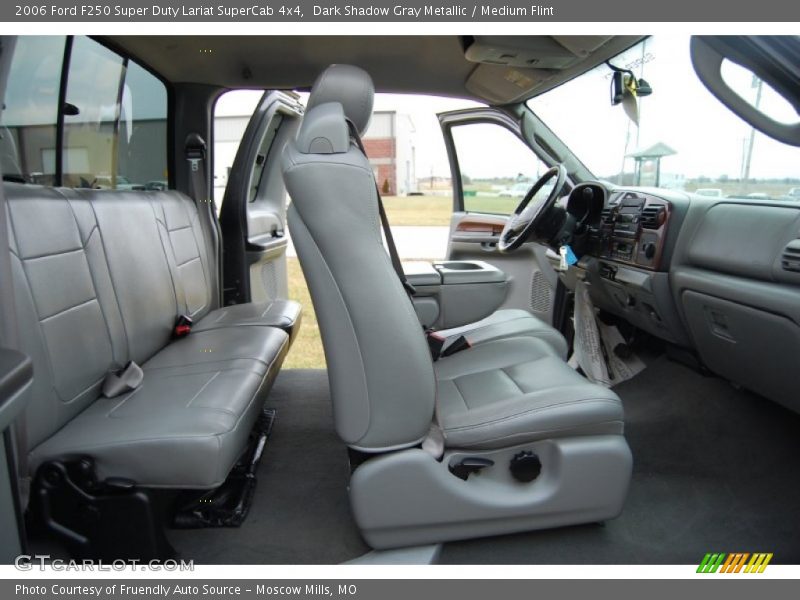 Dark Shadow Gray Metallic / Medium Flint 2006 Ford F250 Super Duty Lariat SuperCab 4x4