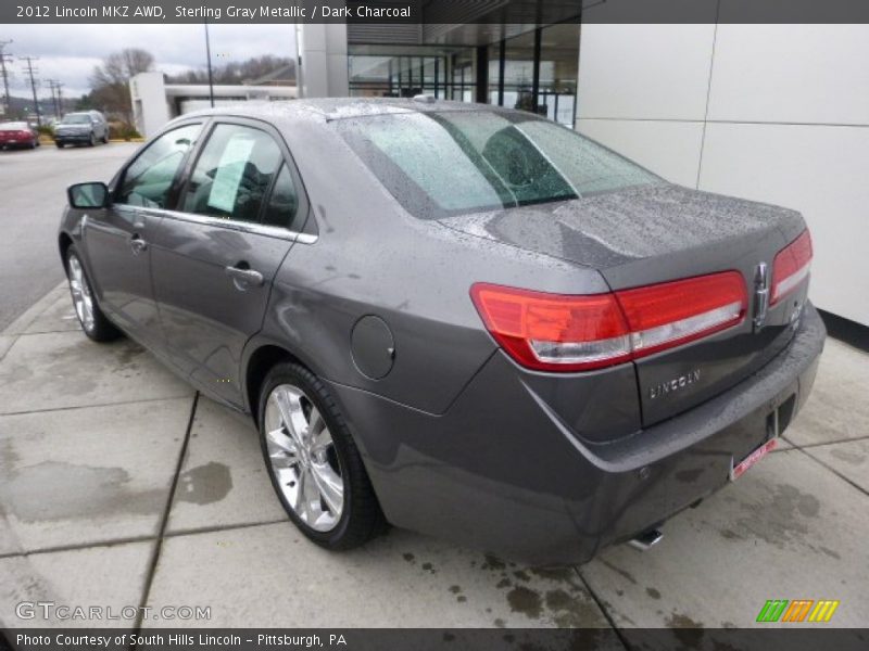 Sterling Gray Metallic / Dark Charcoal 2012 Lincoln MKZ AWD