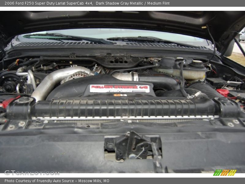 Dark Shadow Gray Metallic / Medium Flint 2006 Ford F250 Super Duty Lariat SuperCab 4x4