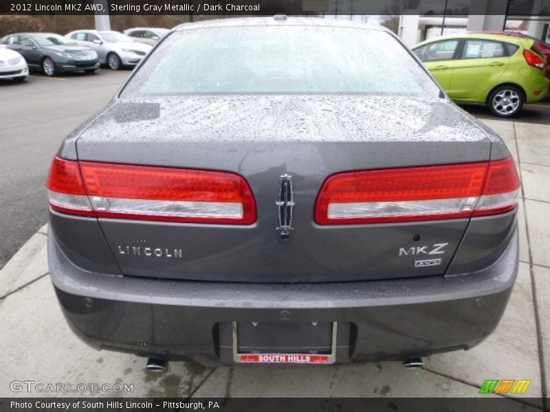 Sterling Gray Metallic / Dark Charcoal 2012 Lincoln MKZ AWD