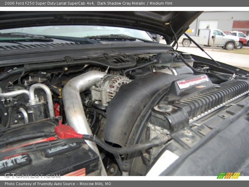 Dark Shadow Gray Metallic / Medium Flint 2006 Ford F250 Super Duty Lariat SuperCab 4x4