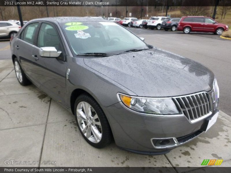 Sterling Gray Metallic / Dark Charcoal 2012 Lincoln MKZ AWD