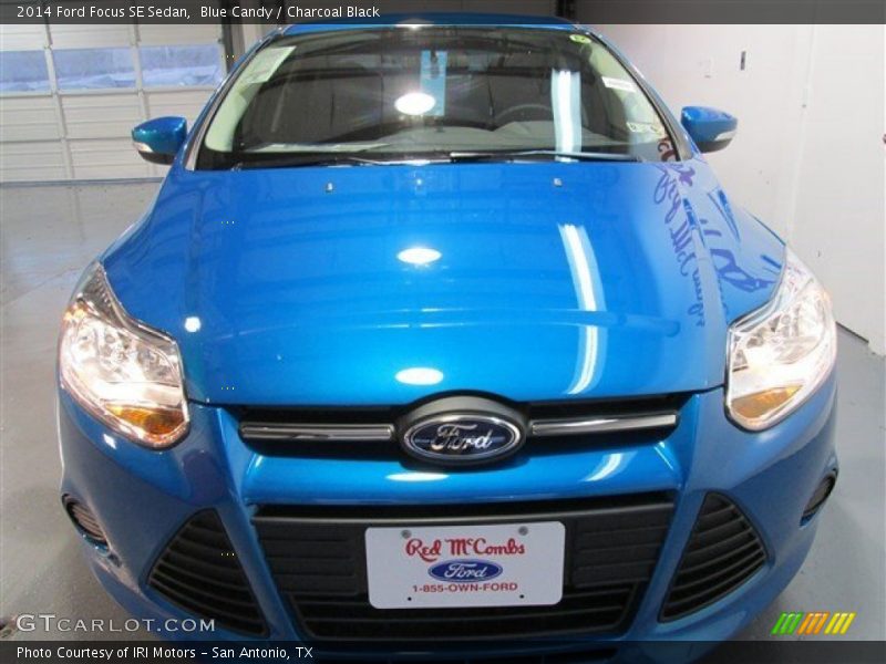 Blue Candy / Charcoal Black 2014 Ford Focus SE Sedan