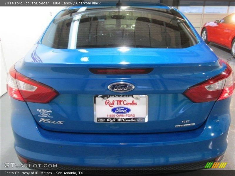 Blue Candy / Charcoal Black 2014 Ford Focus SE Sedan
