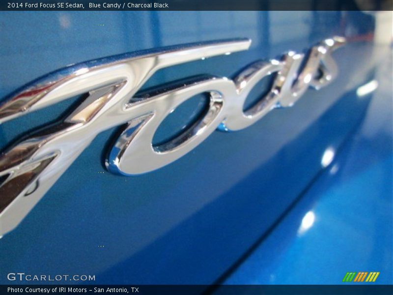 Blue Candy / Charcoal Black 2014 Ford Focus SE Sedan