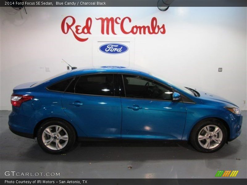 Blue Candy / Charcoal Black 2014 Ford Focus SE Sedan