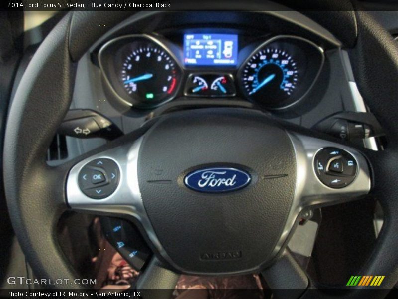 Blue Candy / Charcoal Black 2014 Ford Focus SE Sedan