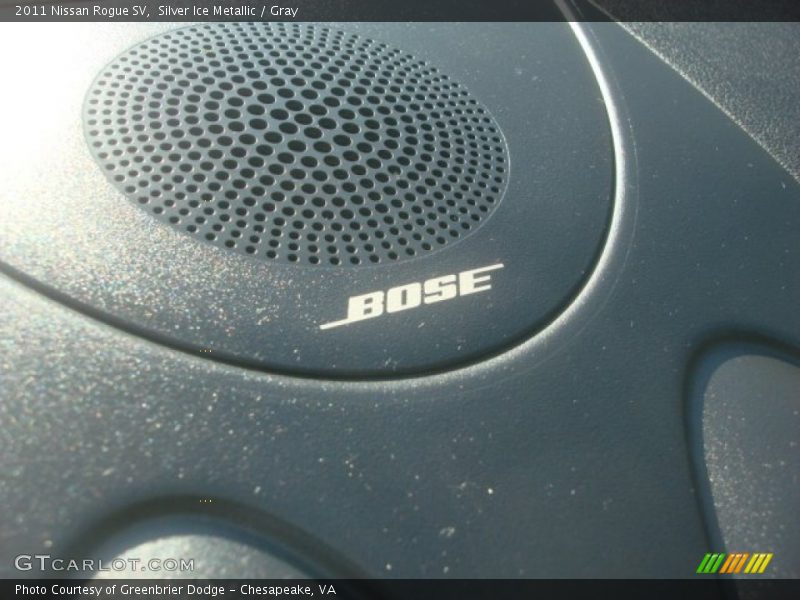 Silver Ice Metallic / Gray 2011 Nissan Rogue SV