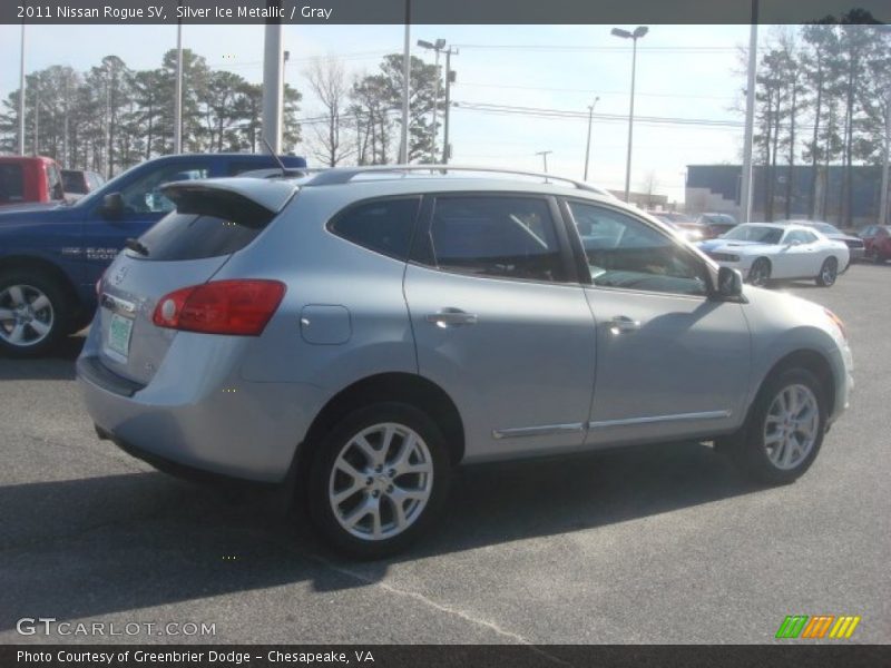Silver Ice Metallic / Gray 2011 Nissan Rogue SV