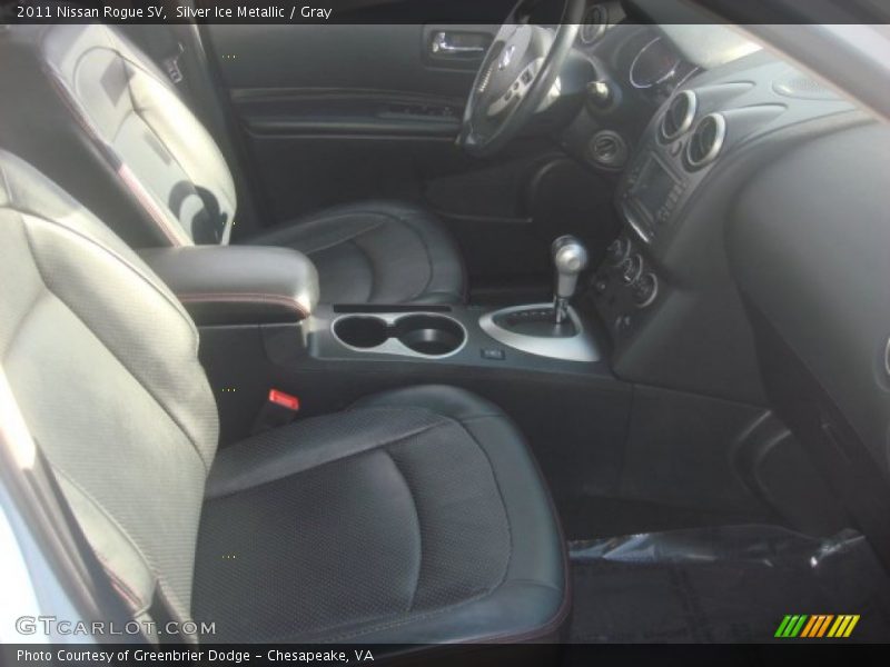 Silver Ice Metallic / Gray 2011 Nissan Rogue SV