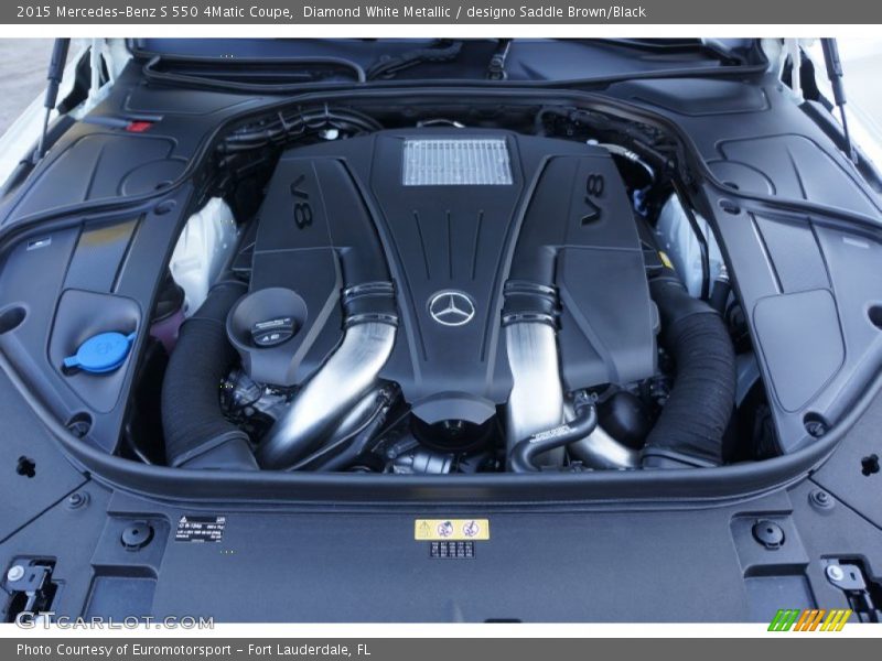  2015 S 550 4Matic Coupe Engine - 4.6 Liter biturbo DI DOHC 32-Valve VVT V8