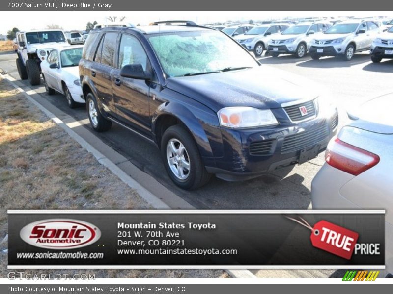 Deep Blue / Gray 2007 Saturn VUE