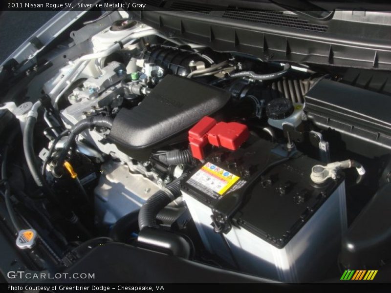 Silver Ice Metallic / Gray 2011 Nissan Rogue SV