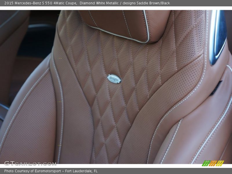Front Seat of 2015 S 550 4Matic Coupe