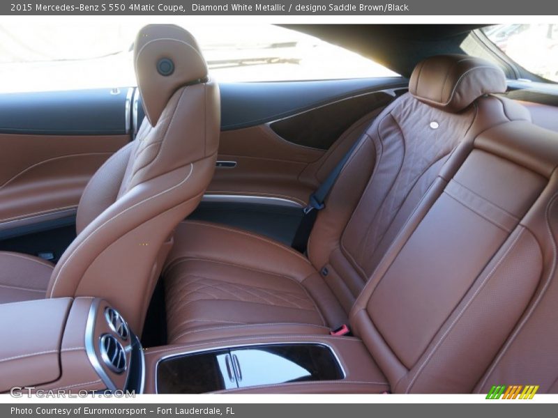 Rear Seat of 2015 S 550 4Matic Coupe