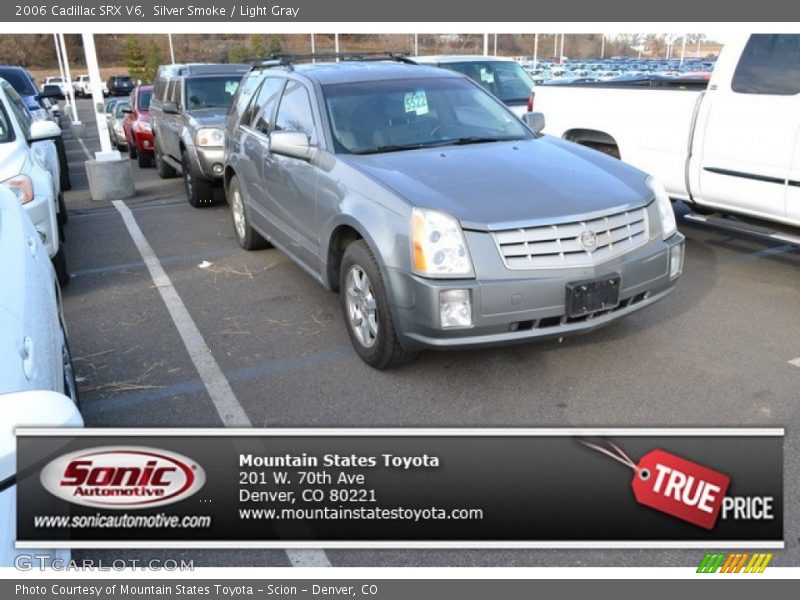 Silver Smoke / Light Gray 2006 Cadillac SRX V6