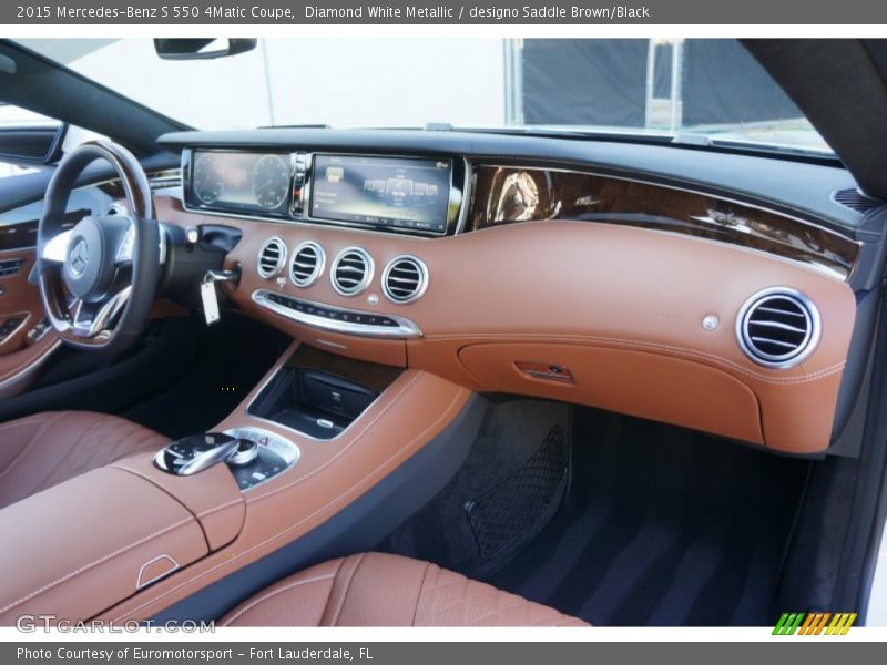 Dashboard of 2015 S 550 4Matic Coupe