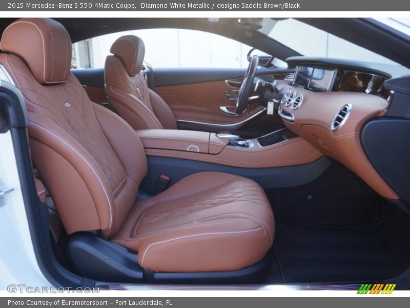 Front Seat of 2015 S 550 4Matic Coupe