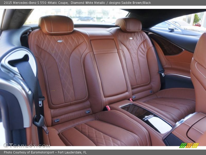 Rear Seat of 2015 S 550 4Matic Coupe