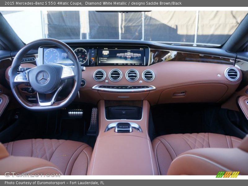 Dashboard of 2015 S 550 4Matic Coupe