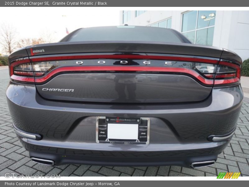 Granite Crystal Metallic / Black 2015 Dodge Charger SE