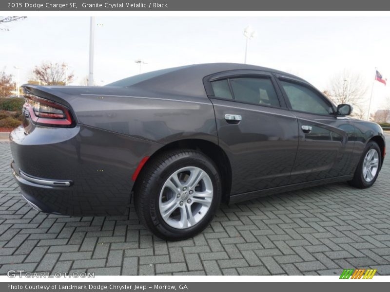 Granite Crystal Metallic / Black 2015 Dodge Charger SE