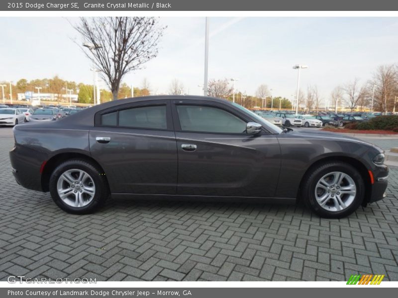 Granite Crystal Metallic / Black 2015 Dodge Charger SE