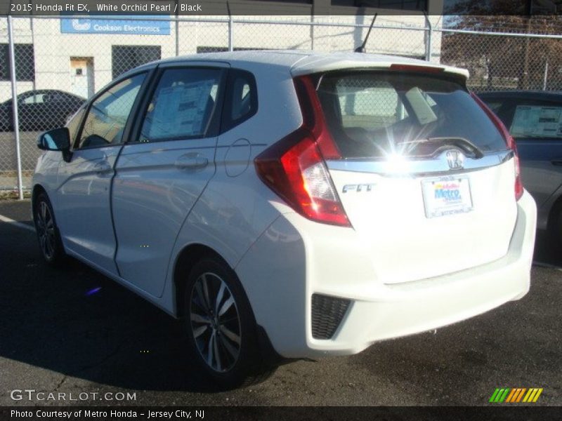 White Orchid Pearl / Black 2015 Honda Fit EX