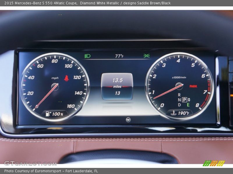  2015 S 550 4Matic Coupe 550 4Matic Coupe Gauges