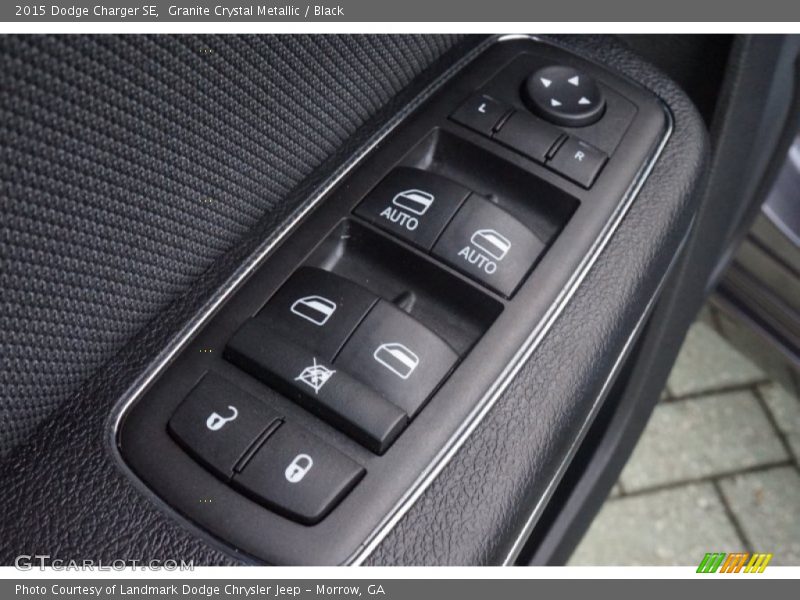 Granite Crystal Metallic / Black 2015 Dodge Charger SE