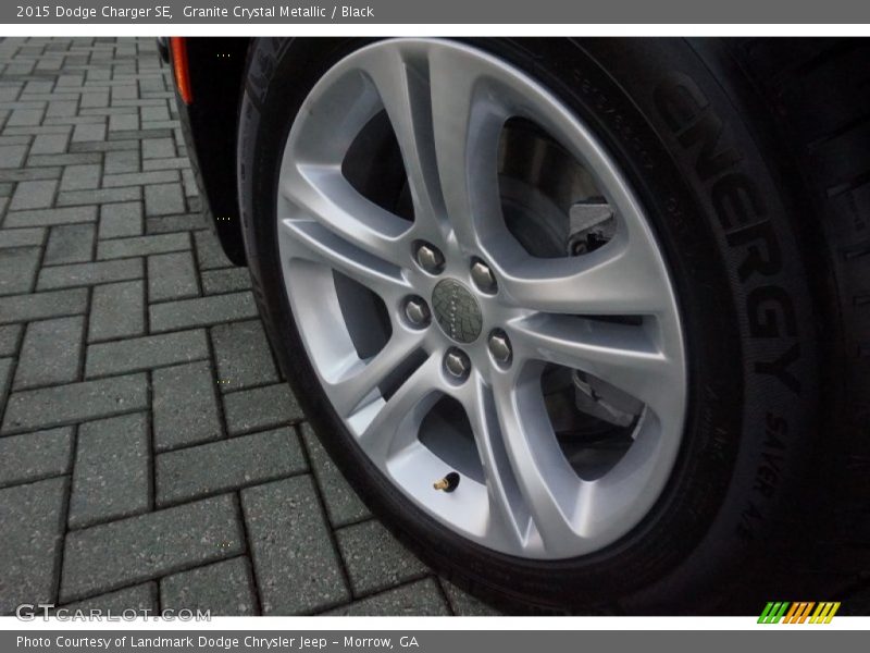 Granite Crystal Metallic / Black 2015 Dodge Charger SE