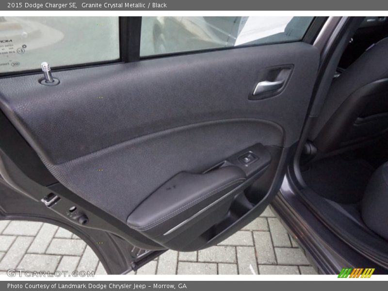 Granite Crystal Metallic / Black 2015 Dodge Charger SE