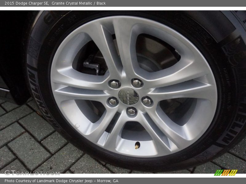 Granite Crystal Metallic / Black 2015 Dodge Charger SE