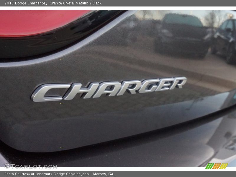 Granite Crystal Metallic / Black 2015 Dodge Charger SE