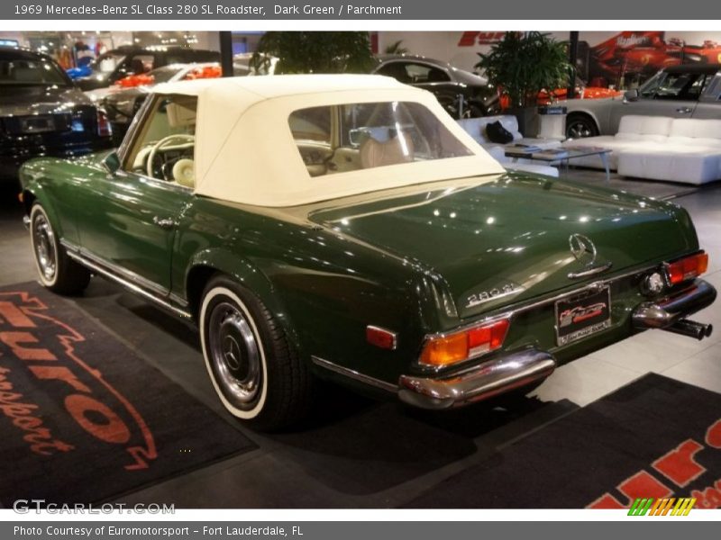 Dark Green / Parchment 1969 Mercedes-Benz SL Class 280 SL Roadster