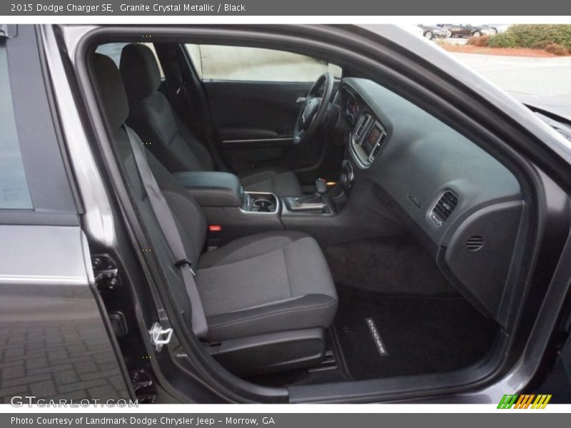 Granite Crystal Metallic / Black 2015 Dodge Charger SE