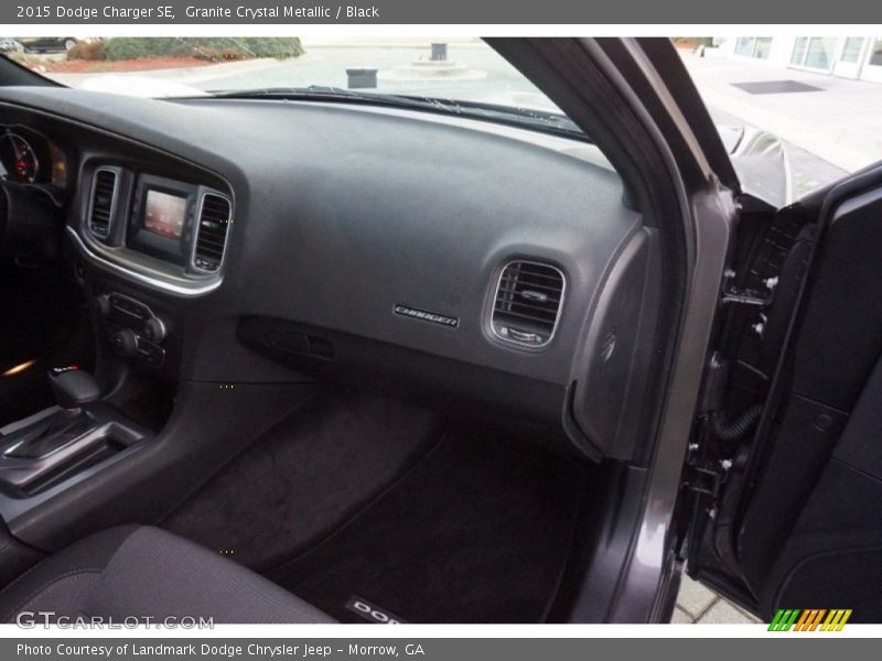 Granite Crystal Metallic / Black 2015 Dodge Charger SE